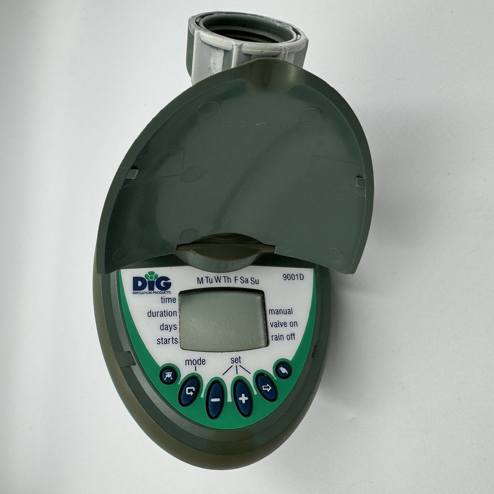 DIG Hose Thread Watering Timer 9-Volt Model 9001DB Tested